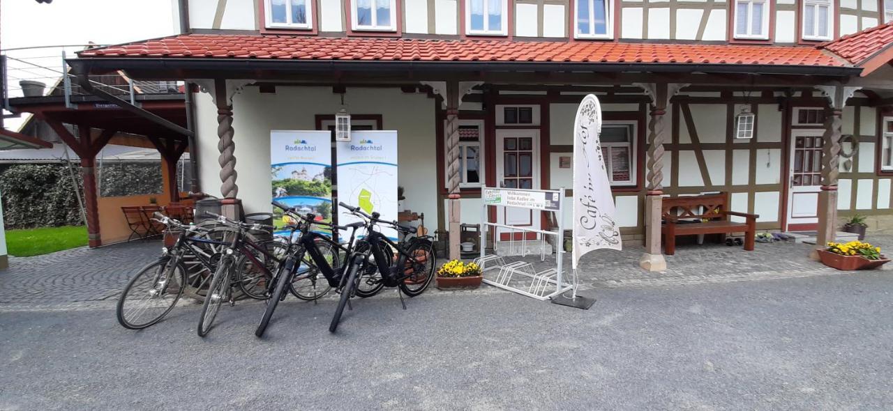 Cafe Im Hof- Bed & Breakfast Streufdorf Zewnętrze zdjęcie