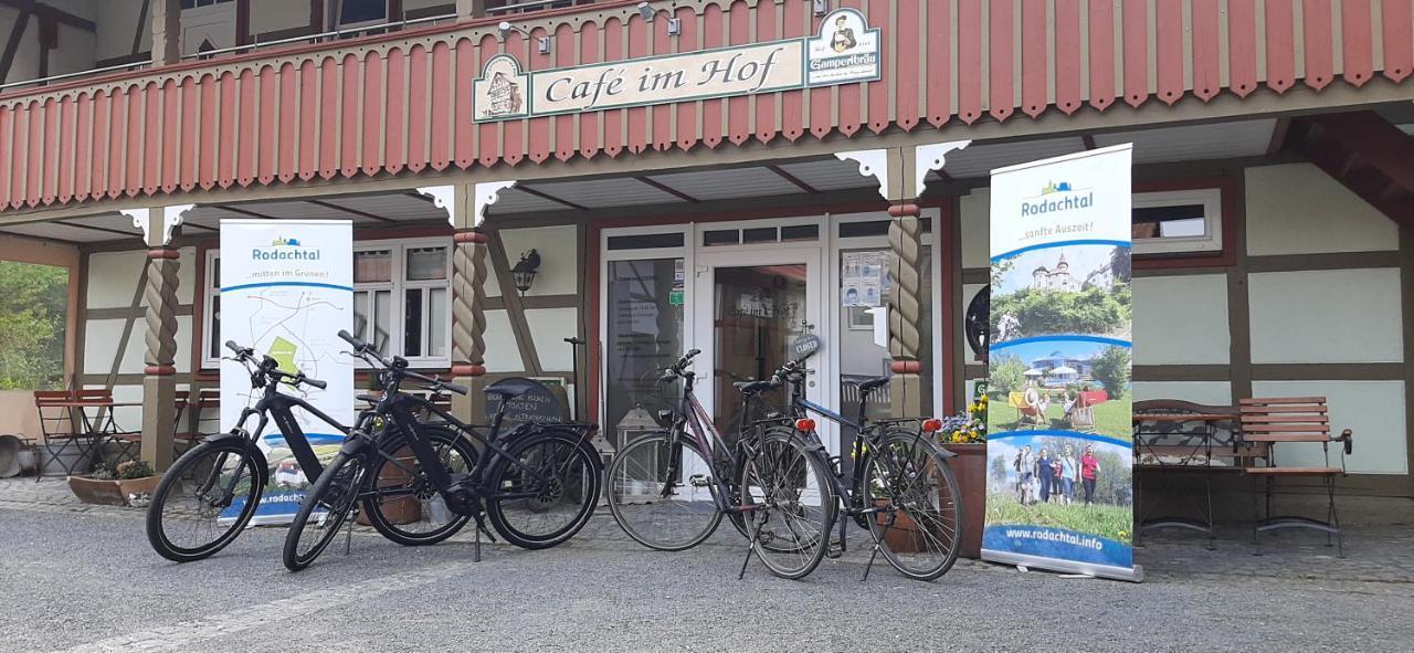 Cafe Im Hof- Bed & Breakfast Streufdorf Zewnętrze zdjęcie