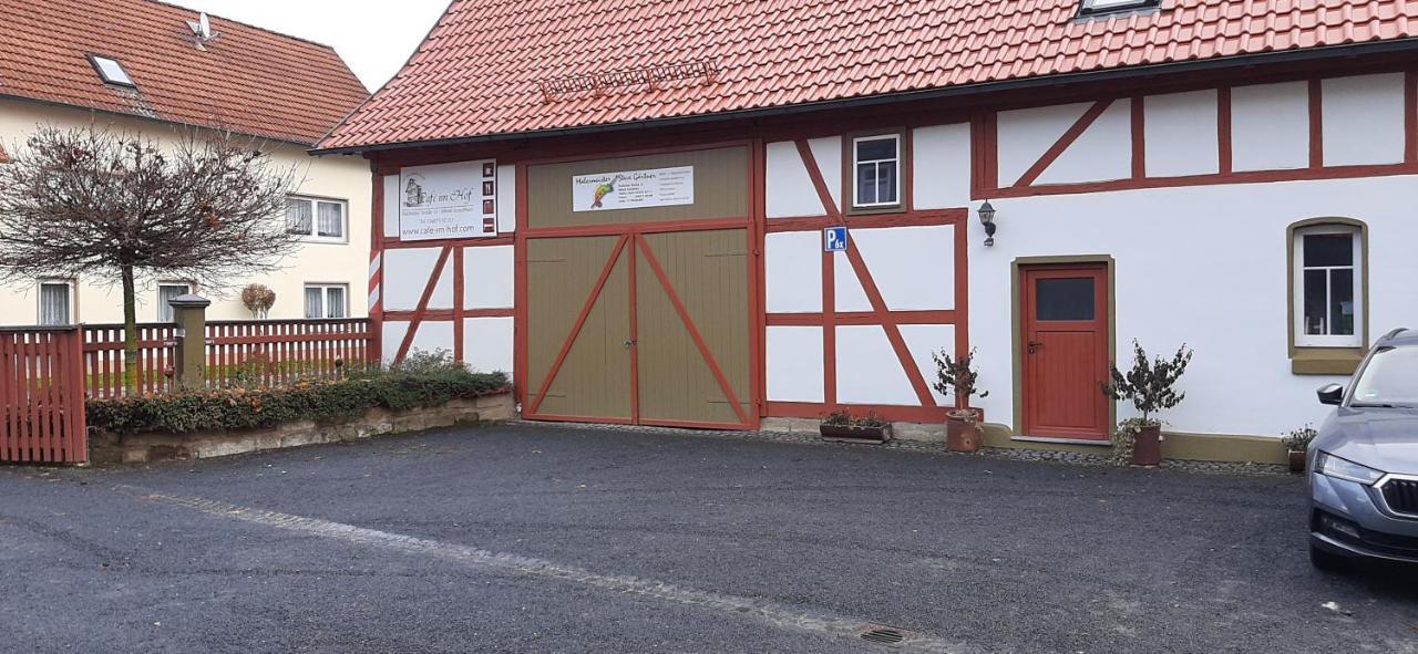 Cafe Im Hof- Bed & Breakfast Streufdorf Zewnętrze zdjęcie