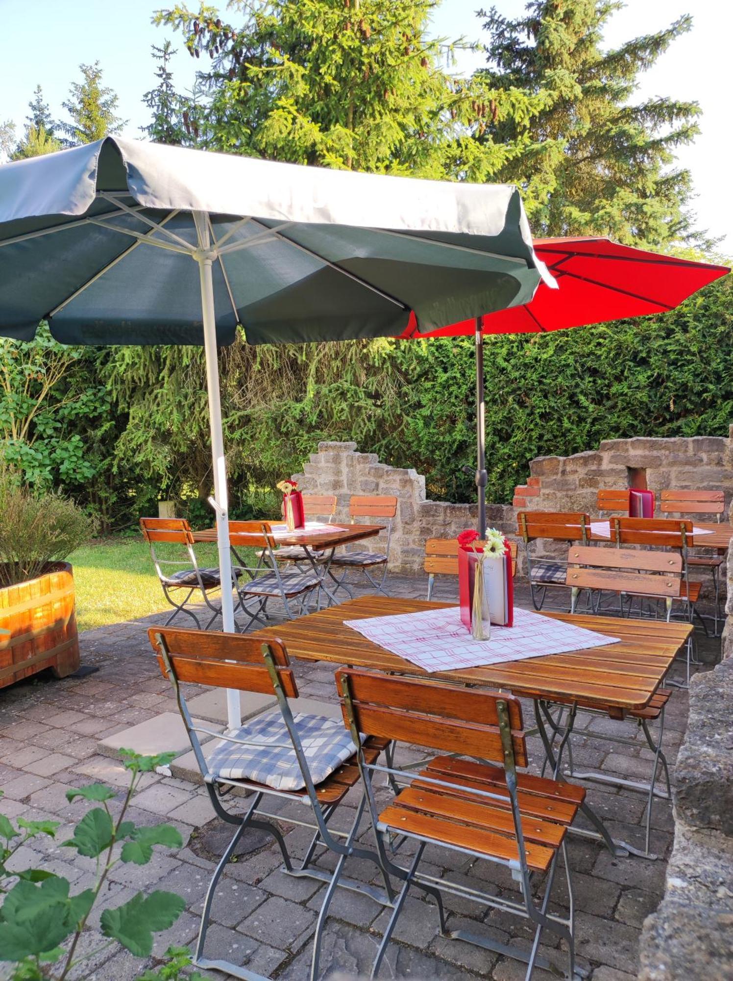 Cafe Im Hof- Bed & Breakfast Streufdorf Zewnętrze zdjęcie
