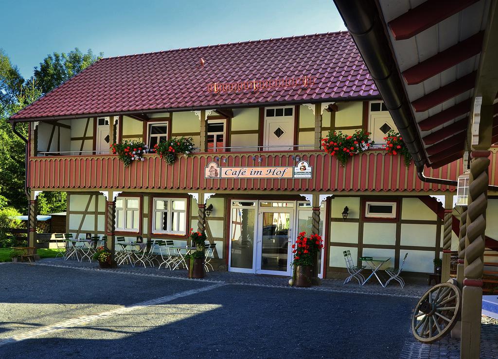 Cafe Im Hof- Bed & Breakfast Streufdorf Zewnętrze zdjęcie