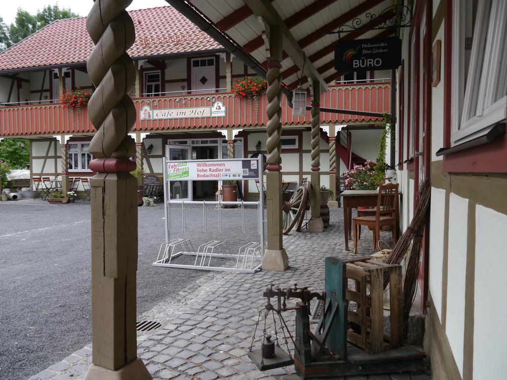 Cafe Im Hof- Bed & Breakfast Streufdorf Zewnętrze zdjęcie