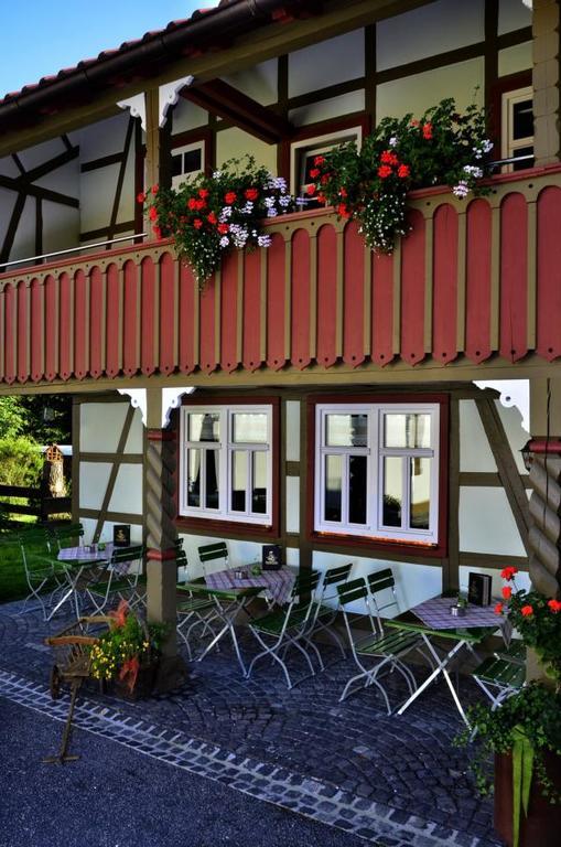Cafe Im Hof- Bed & Breakfast Streufdorf Zewnętrze zdjęcie