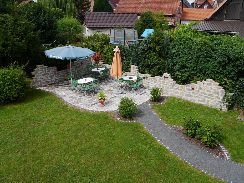 Cafe Im Hof- Bed & Breakfast Streufdorf Zewnętrze zdjęcie