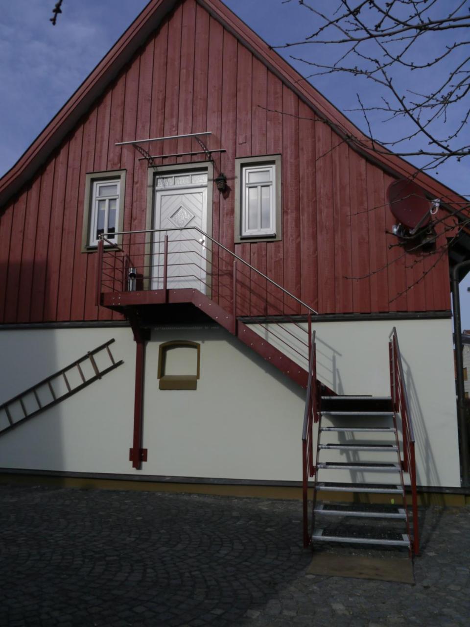 Cafe Im Hof- Bed & Breakfast Streufdorf Zewnętrze zdjęcie
