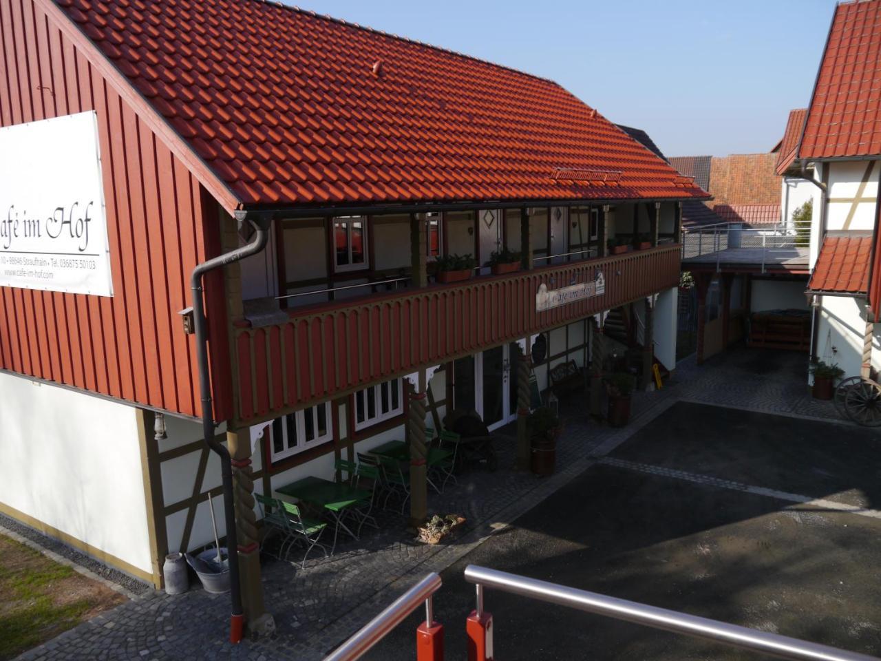 Cafe Im Hof- Bed & Breakfast Streufdorf Zewnętrze zdjęcie